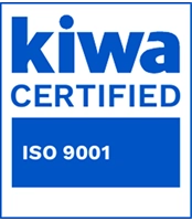 Kiwa certified ISO 9001
